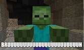 Minecraft Zombies be like: bruuuuuuuuuuuuuh