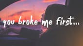 Tate McRae - you broke me first (Lyrics)