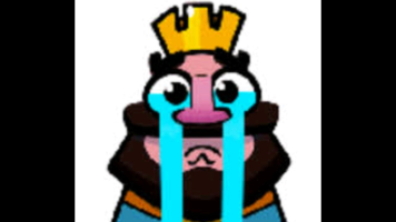 I made a DIY King Laughing emote! : r/ClashRoyale