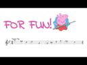 Peppa pig flute music