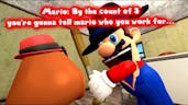 Mario's gonno do something very illegal