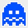 Pac-Man Blue Ghost