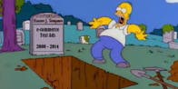 Homer Simpson: Grave