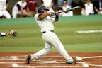 Wooden Bat Hits Baseball Run
