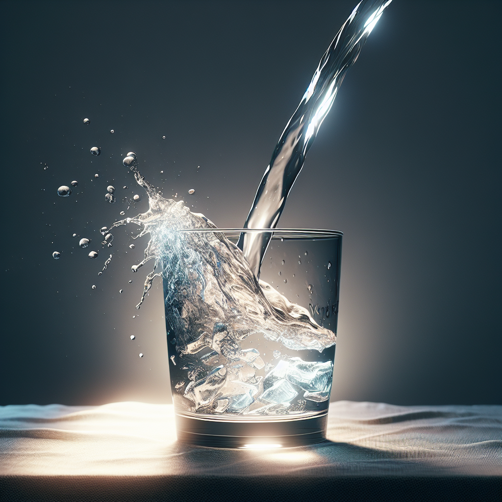 Pouring Water Into Glass 1