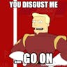 Zapp Brannigan Disgust