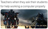 Transformers meme