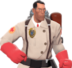 Medic says "Help!"