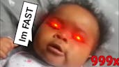 Beatboxing baby but it gets FASTER.....999x Speed