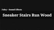 Sneaker Stairs Run Wood