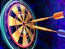 Dart hits other dart on board