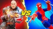 THE ROCK vs SPIDER-MAN (Mythic 1v1)