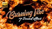 Large fire burning sound