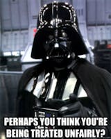 Darth Vader Treated unfairly?