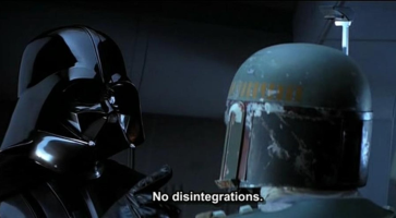 Darth Vader No disintegrations