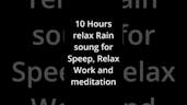 Thunder/Rain Sleeping Sound