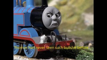 Thomas had never seen such bullshit before