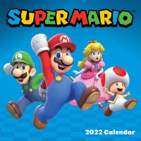 Mario celebrating