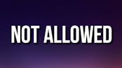 not allow