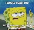 SpongeBob roast meme
