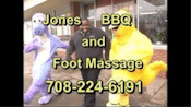 Jones BBQ foot and massage
