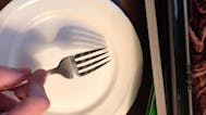 Knife Scrape on Plate