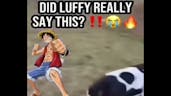 Did Luffy Really Say This