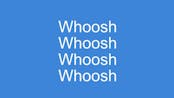 Whoosh sound effect