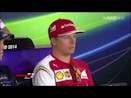 Classic Kimi - I crashed, I think you saw it