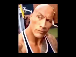 THE ROCK RAISES HIS EYEBROW MEME #shorts on Make a GIF