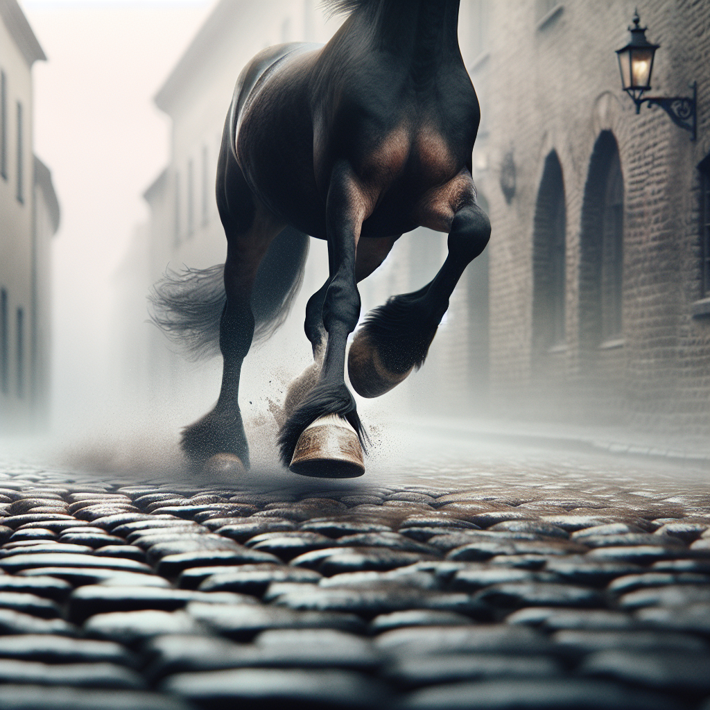 Horse Hooves On Cobblestone 1