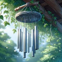 Wind Chimes In Breeze 2