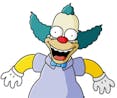 Hey, it's Krusty the pizza man!