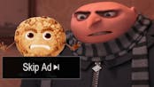 Gru Skips Chips Ahoy Ad