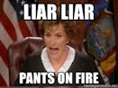 Judge Judy Liar