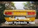 Trunk Window Open Hydraulic Hiss