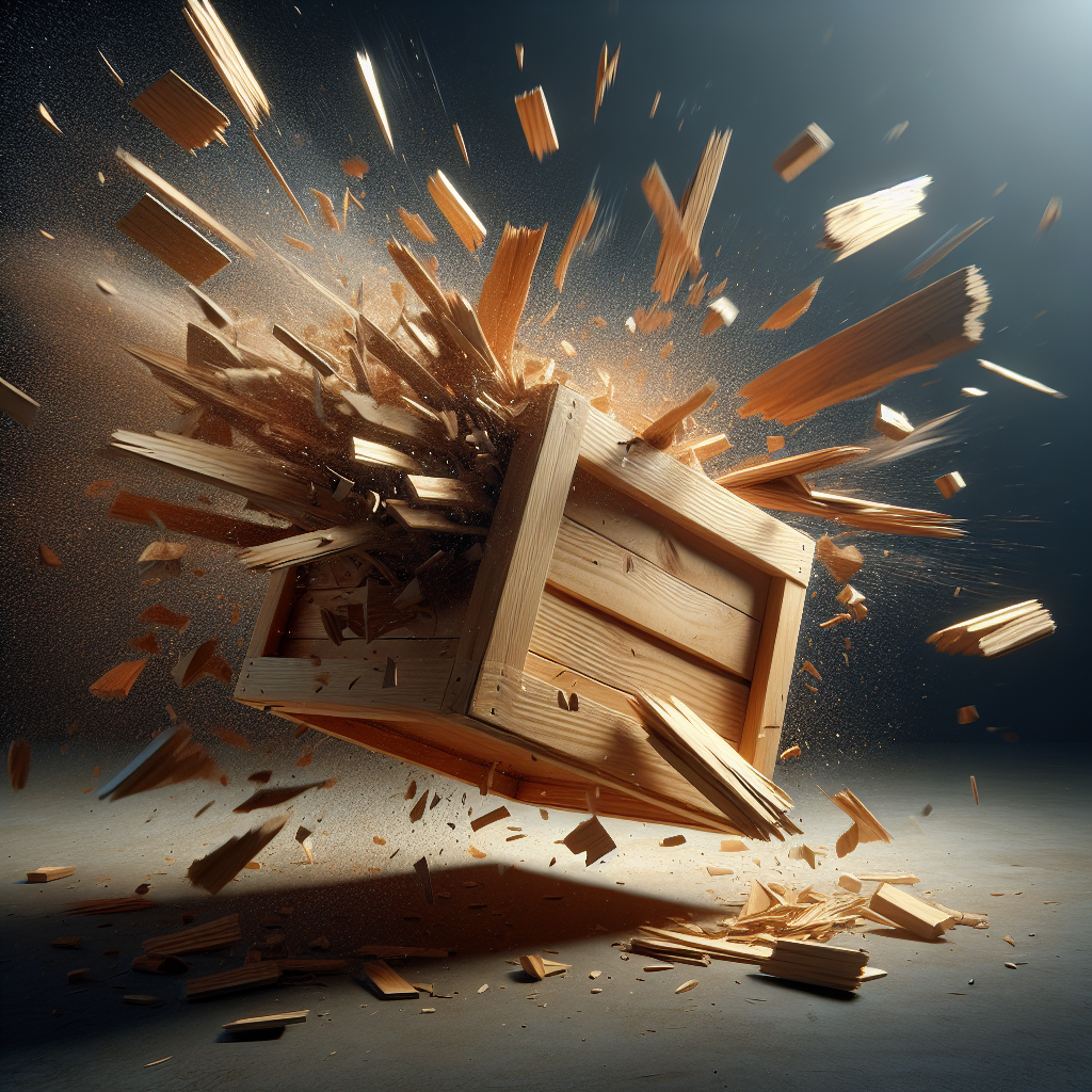 Wooden Box Smashing 1