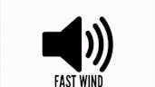 Fast wind sound effect