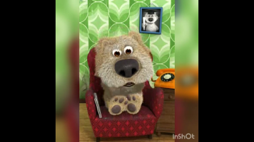 I found this animation in old version Talking Ben the Dog