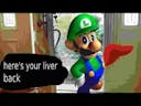 Luigi gives liver back