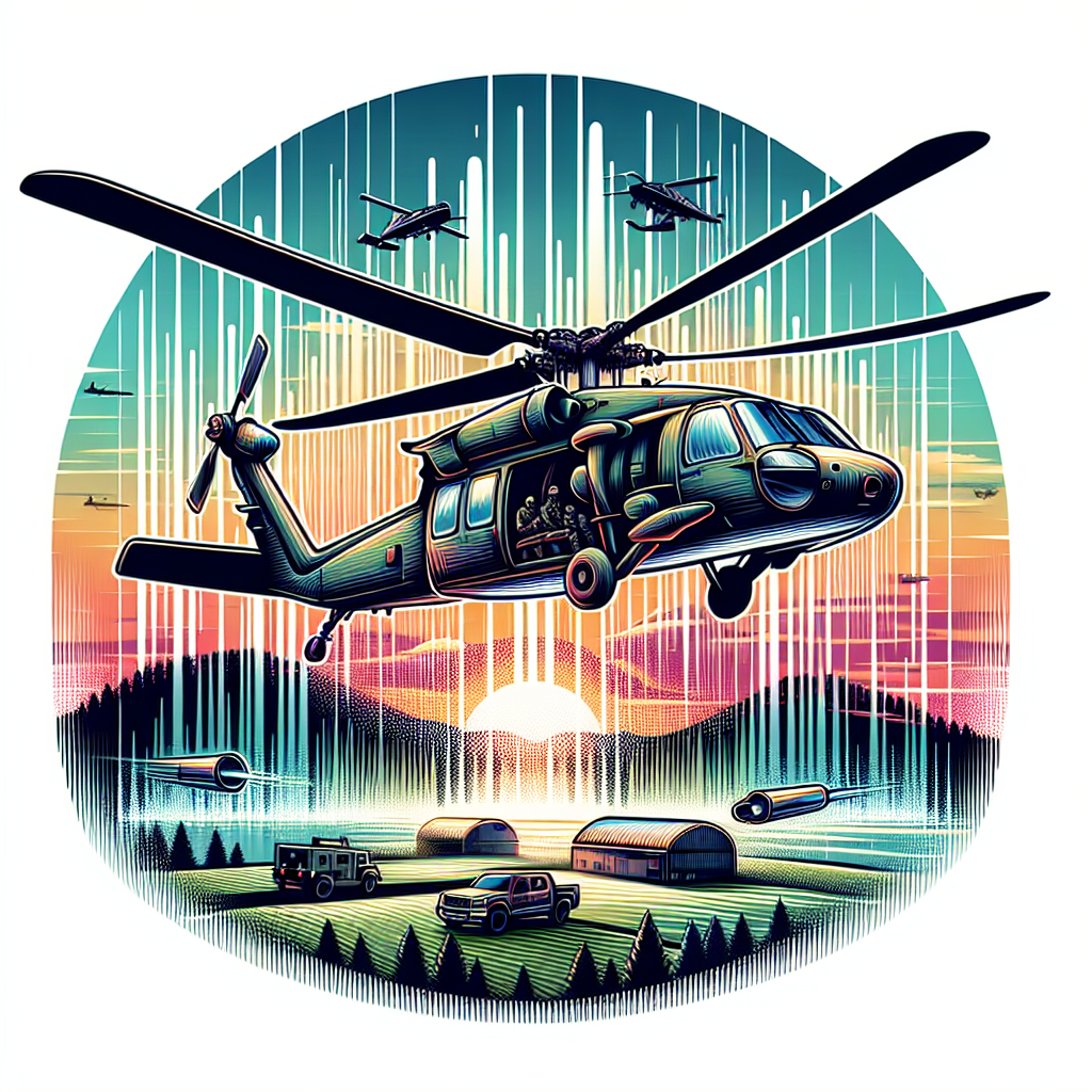 Military Helicopter Flyover 1