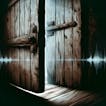 Creaky Wooden Door Open 1