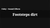 Footsteps Dirt 
