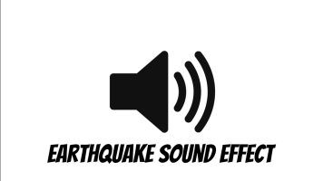 earthquake audio logo