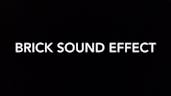 Brick sound effect