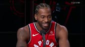 Kawhi Leonard laugh