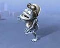 crazy frog as  a motorcycle