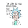 Rick Sanchez Sorry