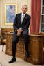 Barack Obama Sit around