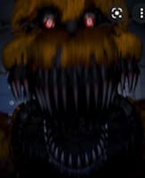 when nightmare fredbear opens his mouth